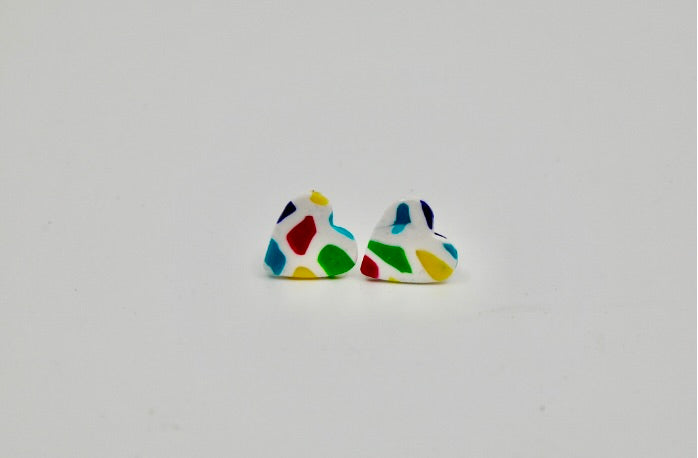 Treat People with Kindness Studs - Heart