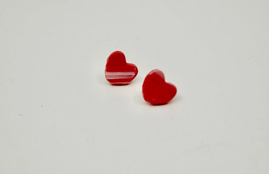 Cherry Studs - Mini Heart